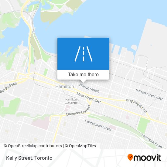 Kelly Street map