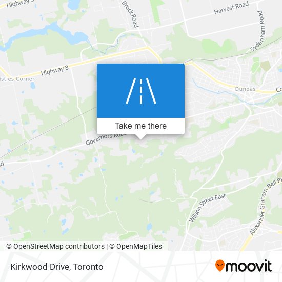 Kirkwood Drive map