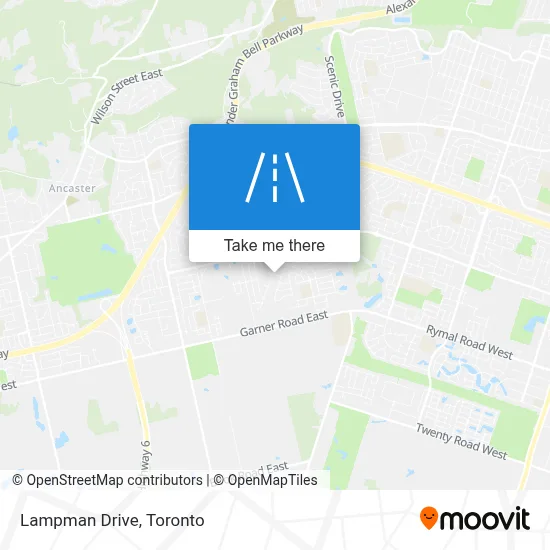 Lampman Drive map