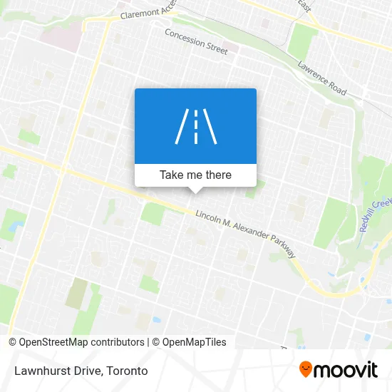 Lawnhurst Drive map