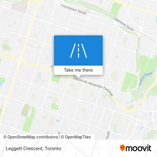 Leggett Crescent map