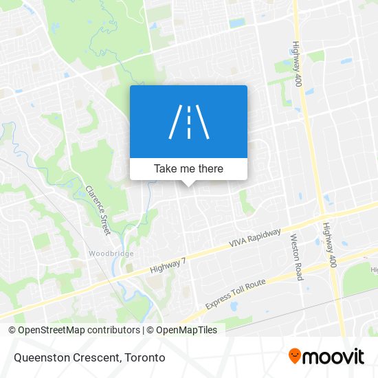 Queenston Crescent map