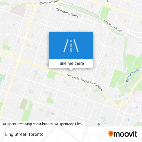 Ling Street map