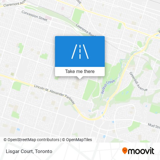 Lisgar Court map