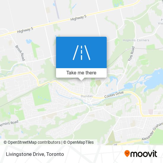 Livingstone Drive map