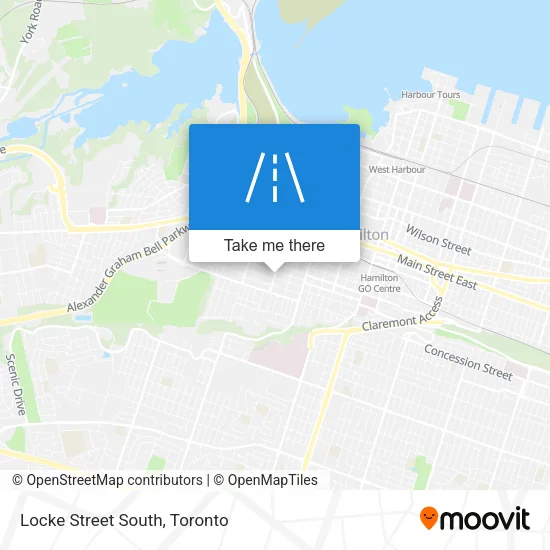 Locke Street South map