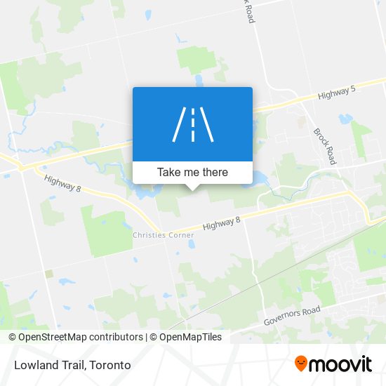 Lowland Trail map