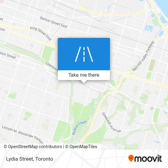 Lydia Street map