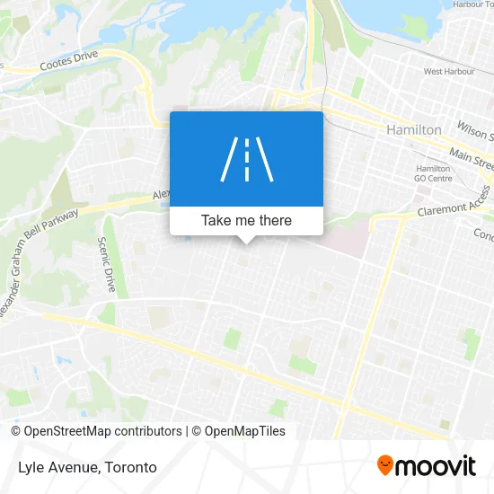 Lyle Avenue map