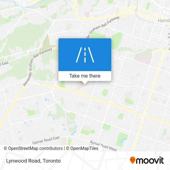 Lynwood Road map