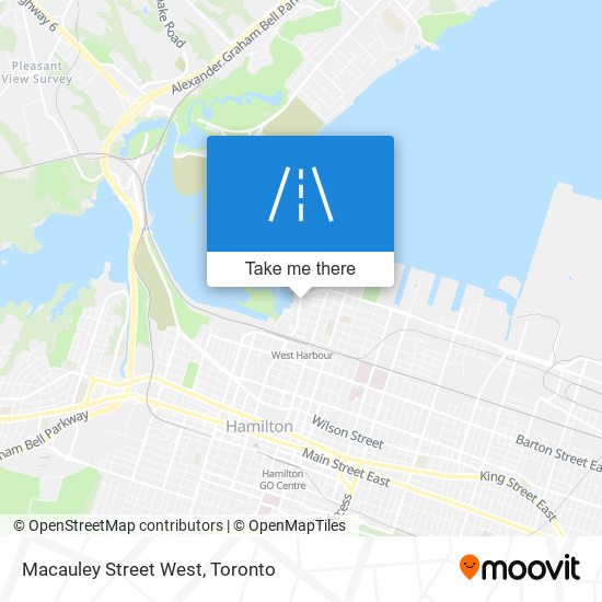 Macauley Street West map