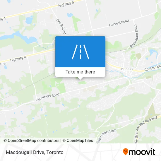 Macdougall Drive map