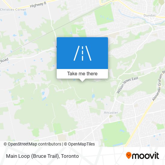 Main Loop (Bruce Trail) map