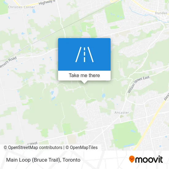 Main Loop (Bruce Trail) map