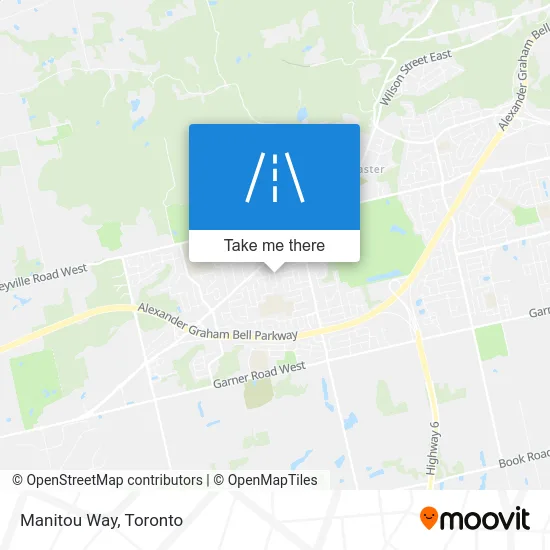 Manitou Way map