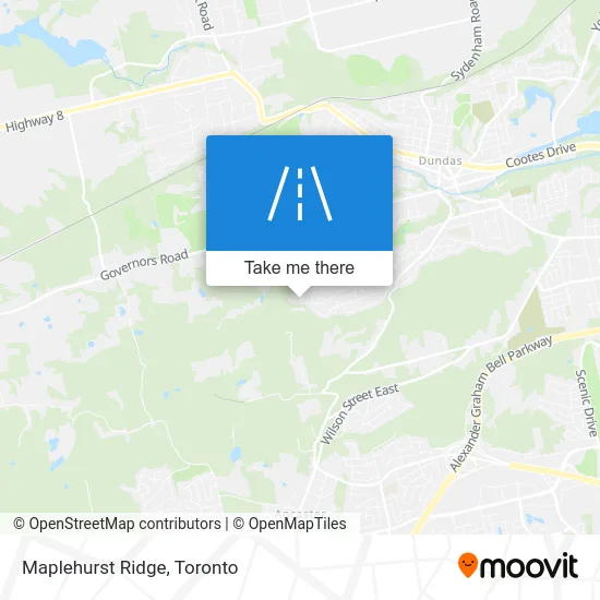 Maplehurst Ridge map