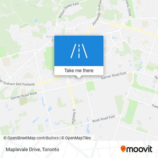 Maplevale Drive map