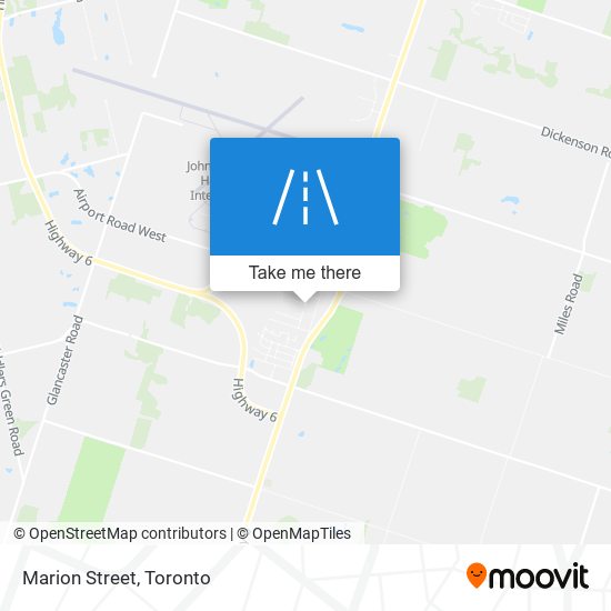 Marion Street map