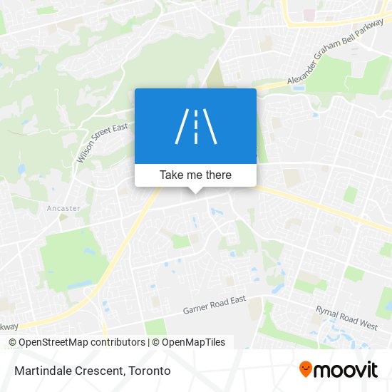 Martindale Crescent map