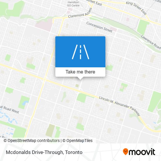 Mcdonalds Drive-Through map
