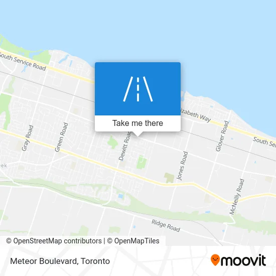 Meteor Boulevard map