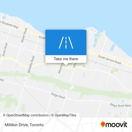 Millikin Drive map