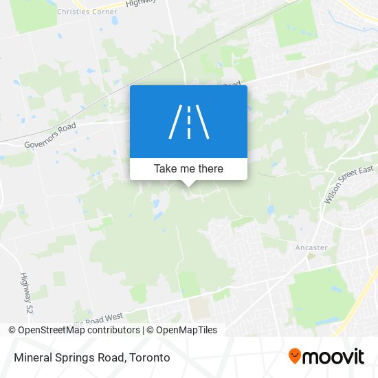 Mineral Springs Road map