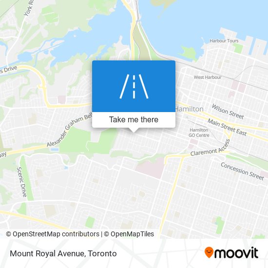 Mount Royal Avenue plan