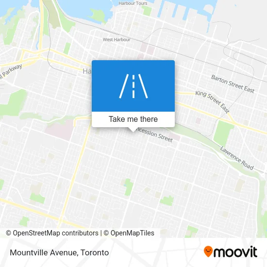 Mountville Avenue map