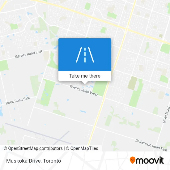 Muskoka Drive map