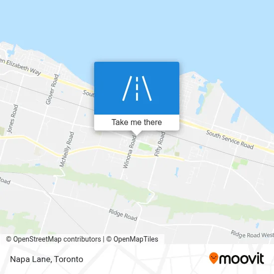 Napa Lane map