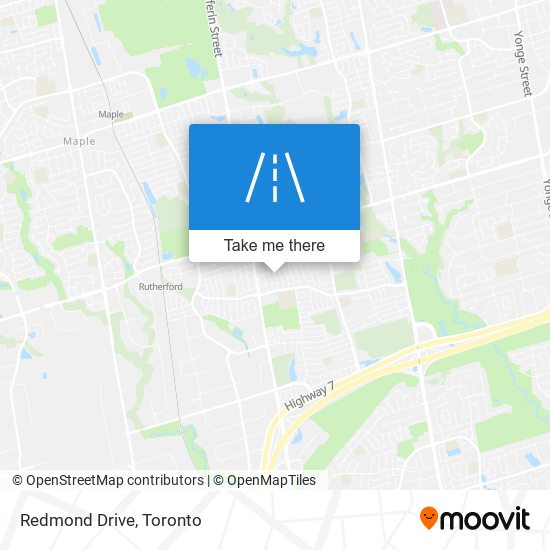 Redmond Drive map