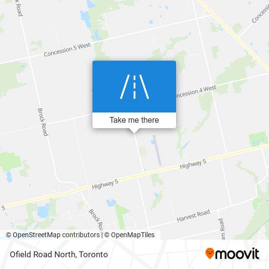Ofield Road North plan