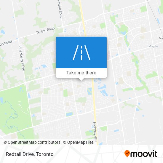 Redtail Drive map