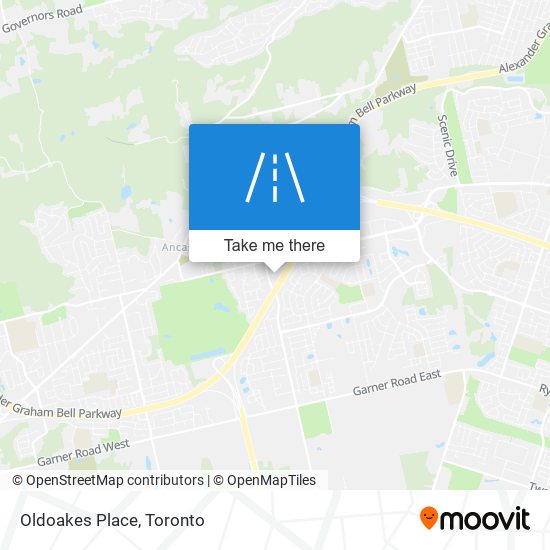 Oldoakes Place map