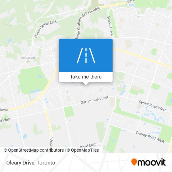 Oleary Drive map