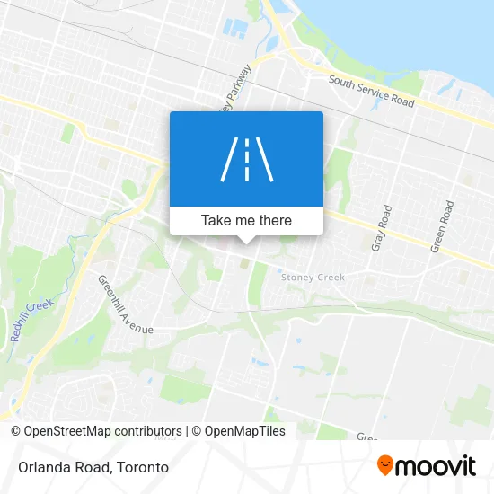 Orlanda Road map