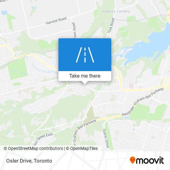 Osler Drive map