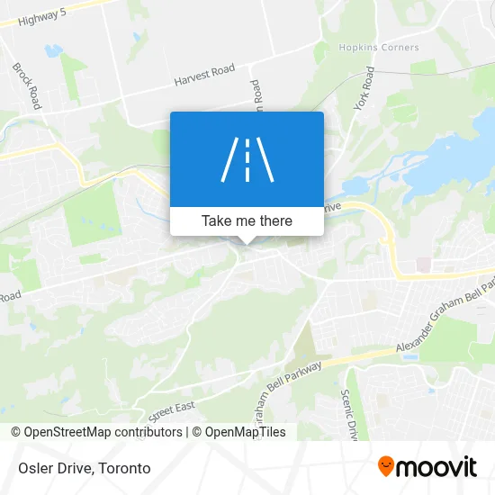 Osler Drive map