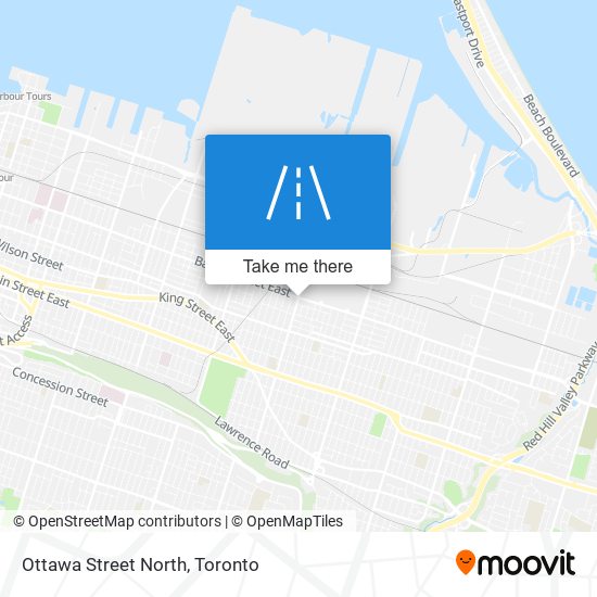 Ottawa Street North map