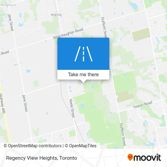 Regency View Heights map