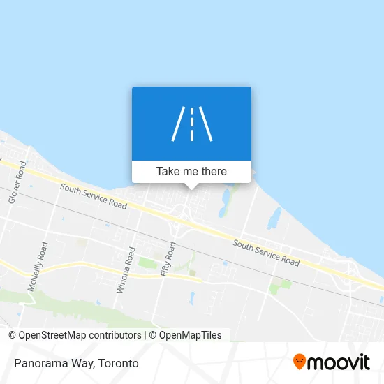 Panorama Way map
