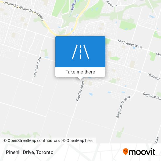 Pinehill Drive map