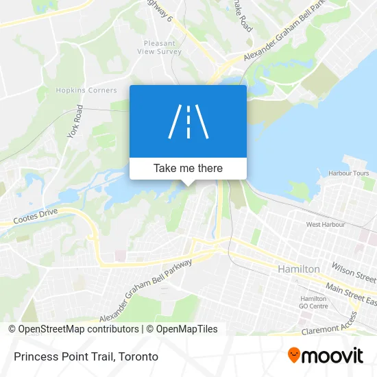 Princess Point Trail map