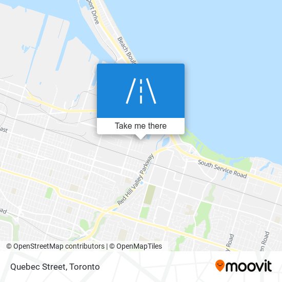 Quebec Street map
