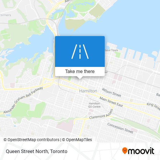 Queen Street North map