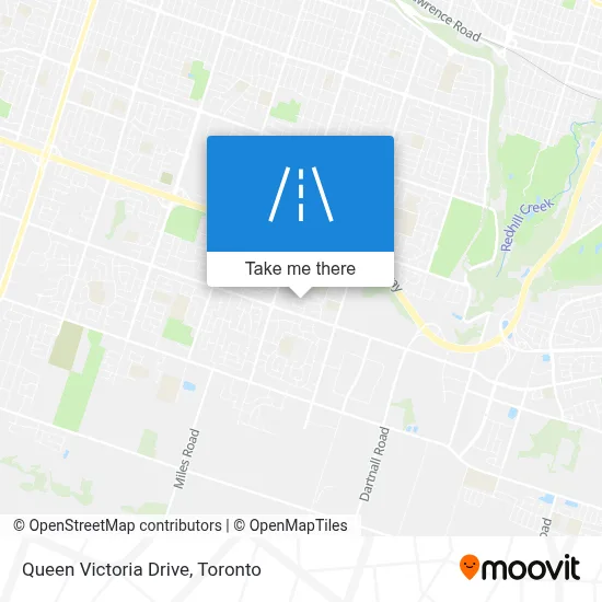 Queen Victoria Drive map