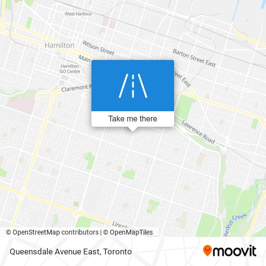 Queensdale Avenue East map