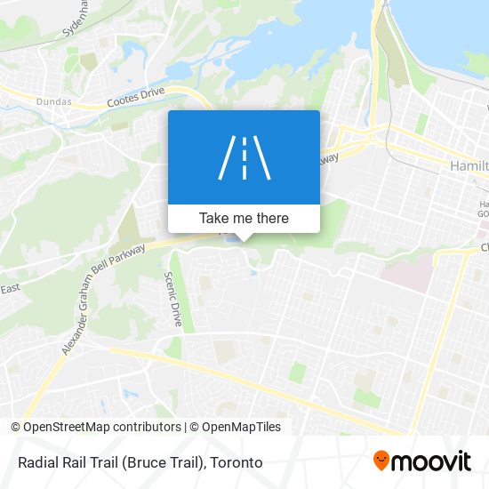 Radial Rail Trail (Bruce Trail) map