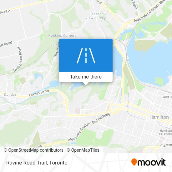 Ravine Road Trail map